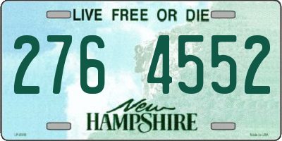 NH license plate 2764552