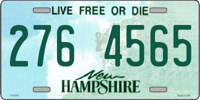 NH license plate 2764565