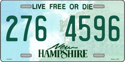NH license plate 2764596
