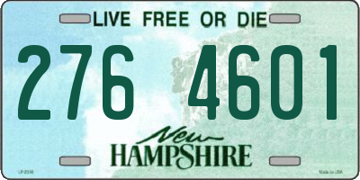 NH license plate 2764601