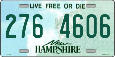 NH license plate 2764606