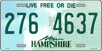 NH license plate 2764637