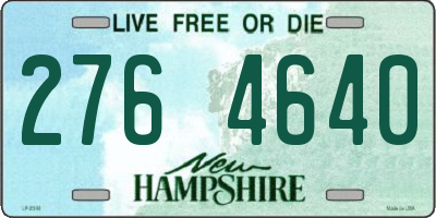 NH license plate 2764640