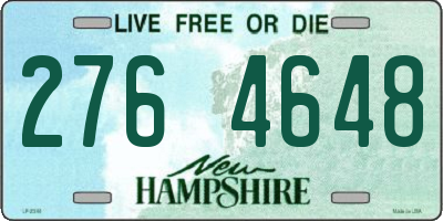 NH license plate 2764648