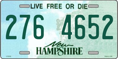 NH license plate 2764652