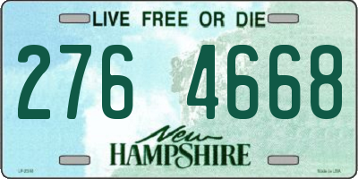 NH license plate 2764668