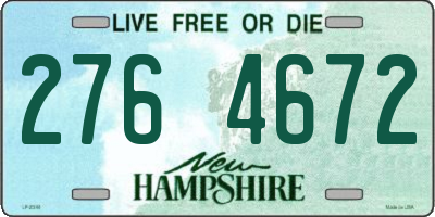 NH license plate 2764672