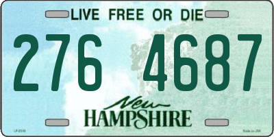 NH license plate 2764687