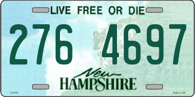 NH license plate 2764697
