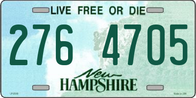 NH license plate 2764705
