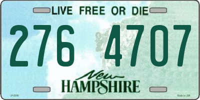 NH license plate 2764707