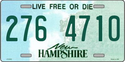 NH license plate 2764710