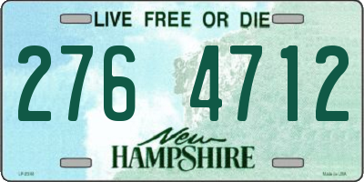 NH license plate 2764712