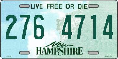 NH license plate 2764714