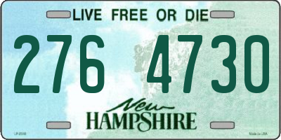 NH license plate 2764730