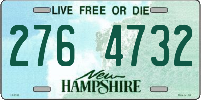 NH license plate 2764732