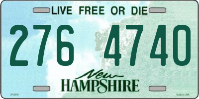 NH license plate 2764740