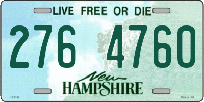 NH license plate 2764760