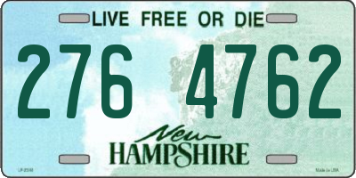 NH license plate 2764762