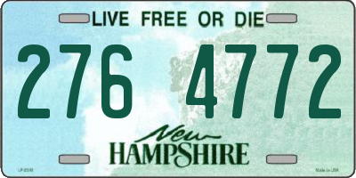 NH license plate 2764772