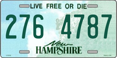 NH license plate 2764787
