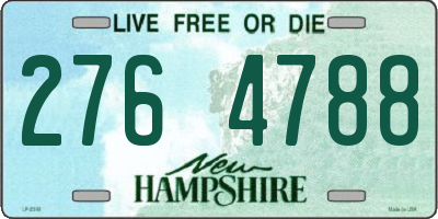 NH license plate 2764788