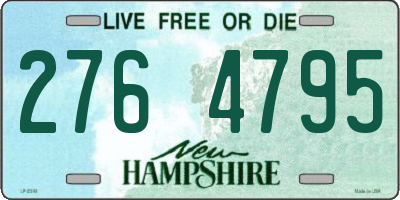 NH license plate 2764795