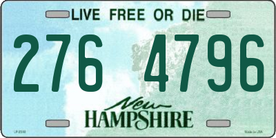 NH license plate 2764796