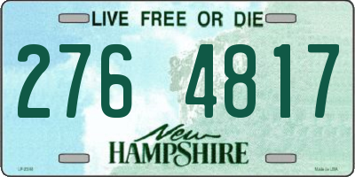 NH license plate 2764817
