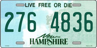 NH license plate 2764836