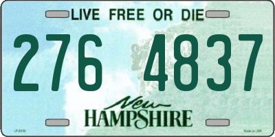 NH license plate 2764837