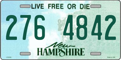 NH license plate 2764842