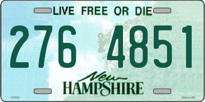 NH license plate 2764851