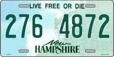 NH license plate 2764872
