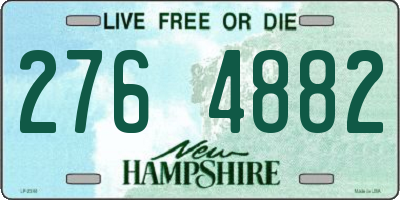 NH license plate 2764882