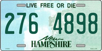 NH license plate 2764898