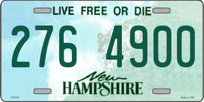 NH license plate 2764900