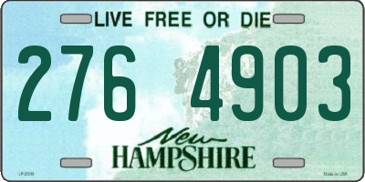 NH license plate 2764903