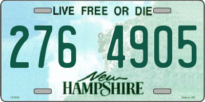 NH license plate 2764905