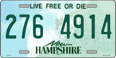 NH license plate 2764914