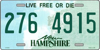 NH license plate 2764915