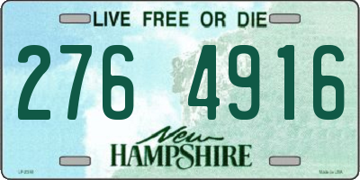 NH license plate 2764916