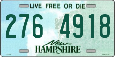 NH license plate 2764918