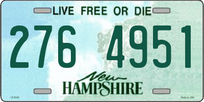 NH license plate 2764951