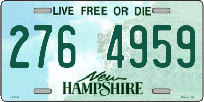 NH license plate 2764959