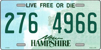 NH license plate 2764966