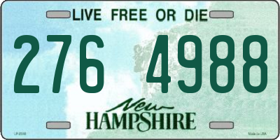 NH license plate 2764988