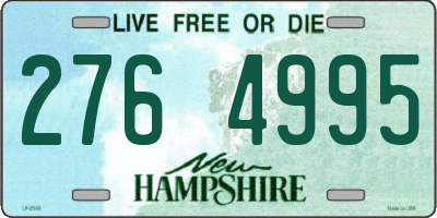 NH license plate 2764995