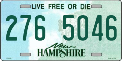 NH license plate 2765046