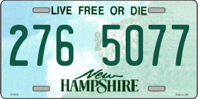 NH license plate 2765077